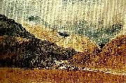 Thomas Girtin near beddgelert oil painting on canvas